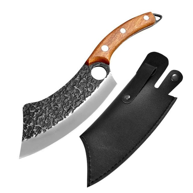 Handmade Stainless Steel Chef Knife Forged Kitchen Knives