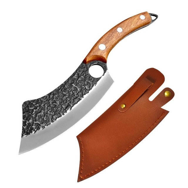 Handmade Stainless Steel Chef Knife Forged Kitchen Knives