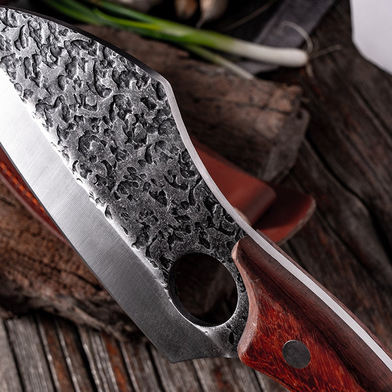 Handmade Stainless Steel Chef Knife Forged Kitchen Knives