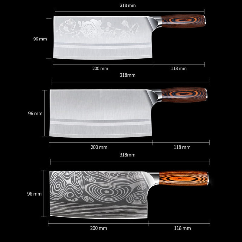 Handmade Stainless Steel Kitchen Knives