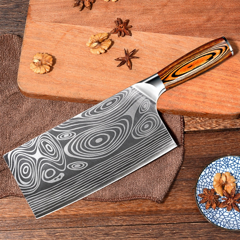 Handmade Stainless Steel Kitchen Knives